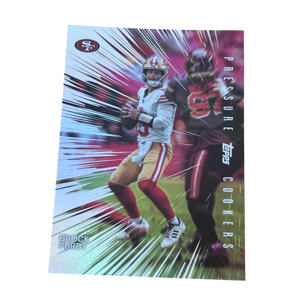 Topps Brock Purdy 2023 Pressure Cookers Insert #PC-25 SF 49ers QB Football Card